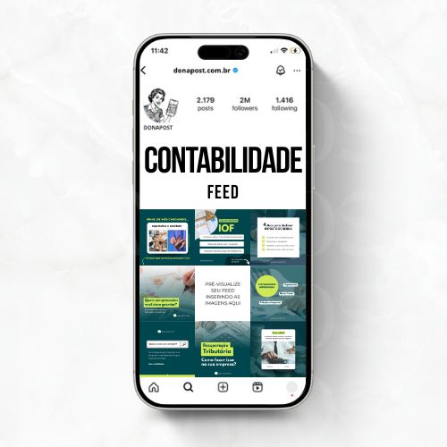 Posts Editáveis para Contabilidade | 35 posts prontos