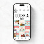 Posts Editáveis para Doceria | 35 posts prontos
