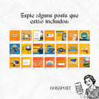 Posts Editáveis para Energia Solar | 35 posts prontos