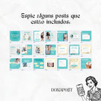 Posts Editáveis para Fisioterapia | 35 posts prontos