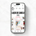 Posts Editáveis para Laços de Cabelo | 35 posts prontos