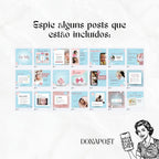 Posts Editáveis para Loja Baby | 35 posts prontos