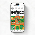 Posts Editáveis para Orgânicos | 35 posts prontos