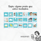 Posts Editáveis para Pediatria | 35 posts prontos