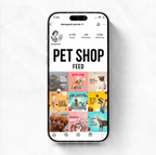 Posts Editáveis para Pet Shop - Produtos e Serviços | 35 posts prontos