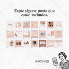 Posts Editáveis para Podologia | 35 posts prontos