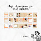 Posts Editáveis para Salão de Beleza | 35 posts prontos