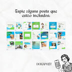 Posts Editáveis para Veterinária | 35 posts prontos